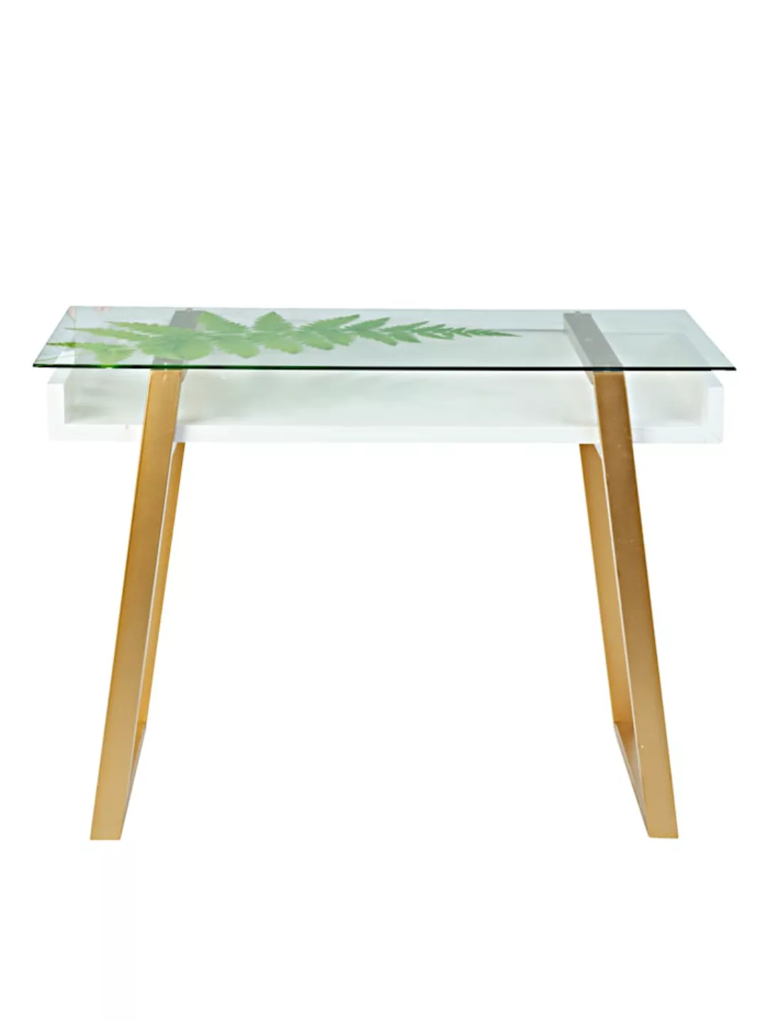 Schreibtisch impré Goldfarben/Grün/Weiß günstig online kaufen