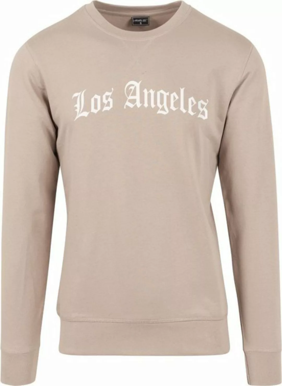 MisterTee Rundhalspullover "MisterTee Herren Los Angeles Wording Crewneck" günstig online kaufen