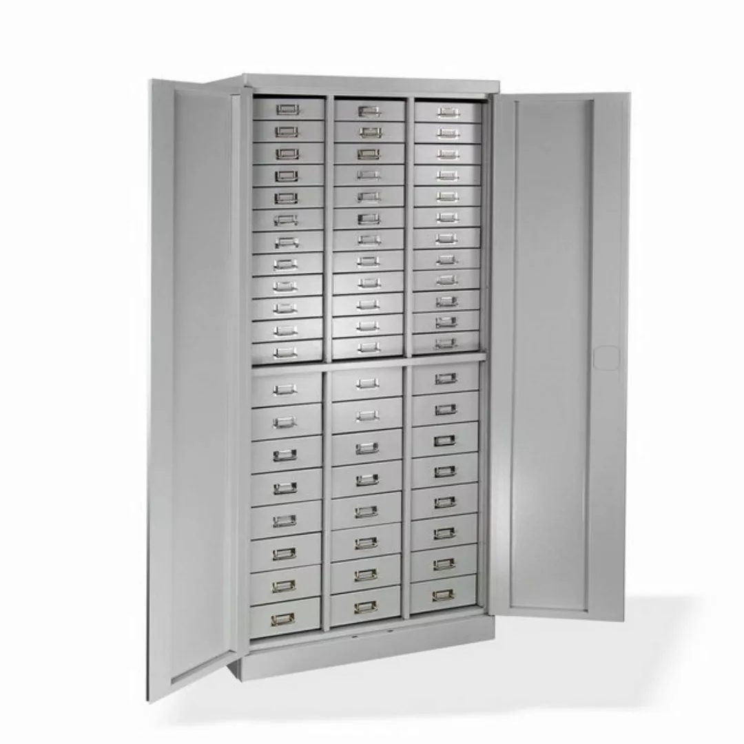 PROREGAL® Fächerschrank Schubschrank Chinchilla mit 60 Schub, HxBxT 179x80x günstig online kaufen