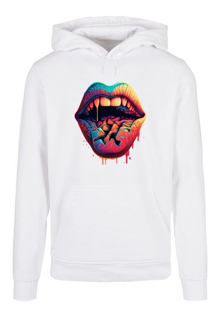 F4NT4STIC Kapuzenpullover Drooling Lips HOODIE Print günstig online kaufen