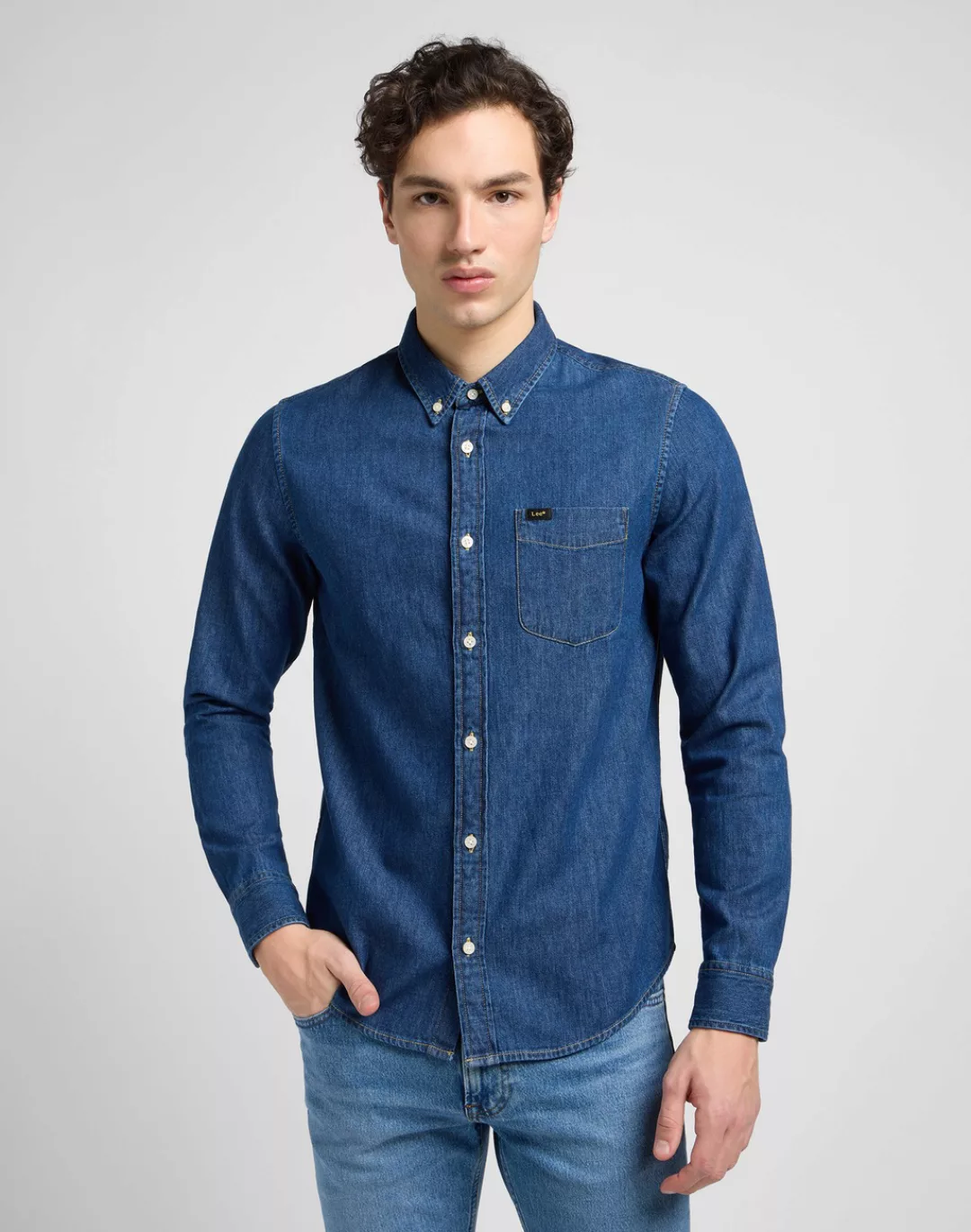 Lee Jeanshemd "LEE BUTTON DOWN" günstig online kaufen