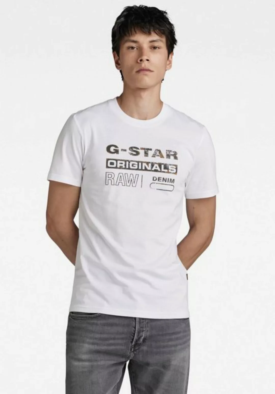 G-Star RAW T-Shirt Distressed originals günstig online kaufen
