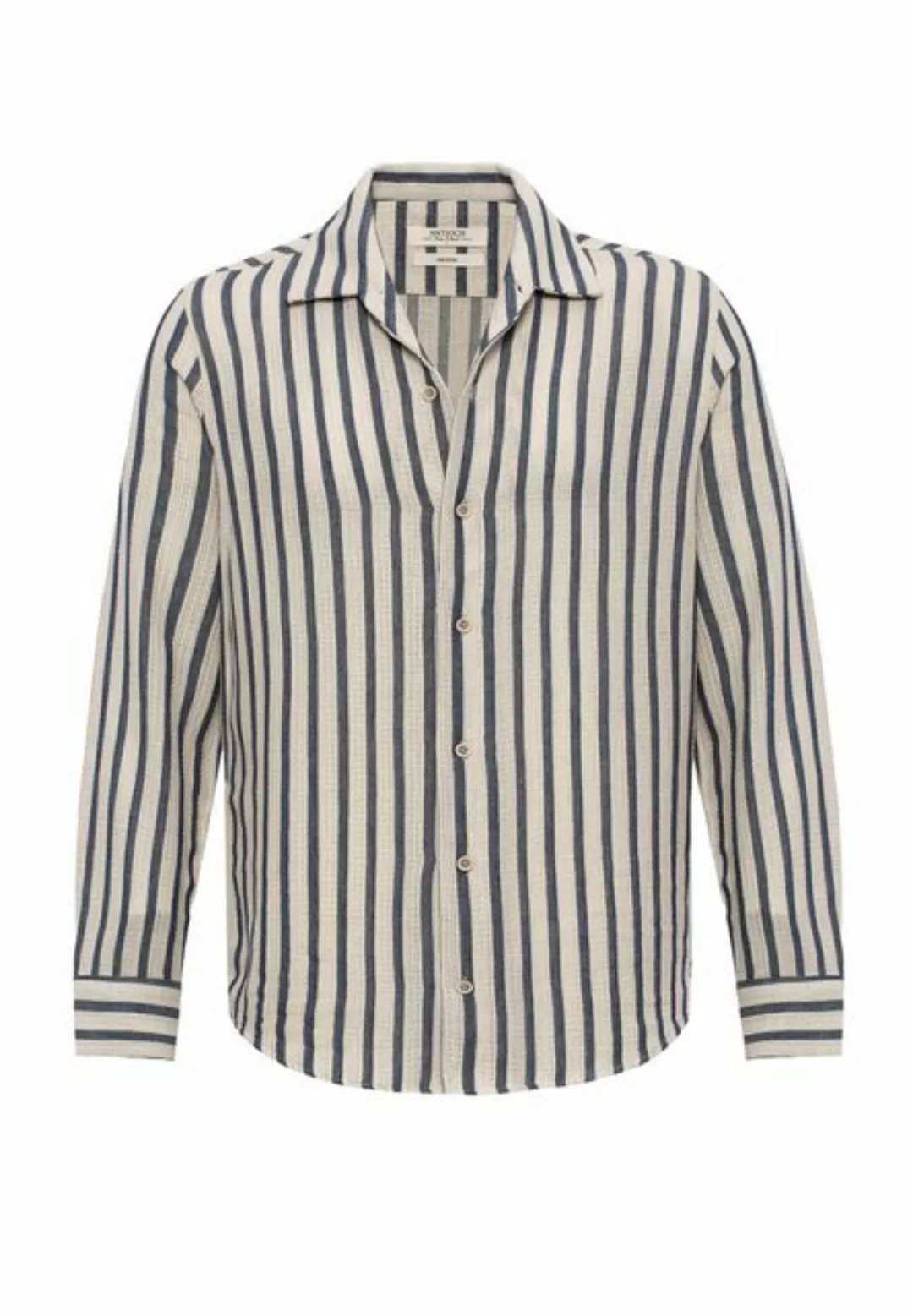 Antioch Blusenshirt Tokyo - Striped - Long sleeve - Slim Fit günstig online kaufen