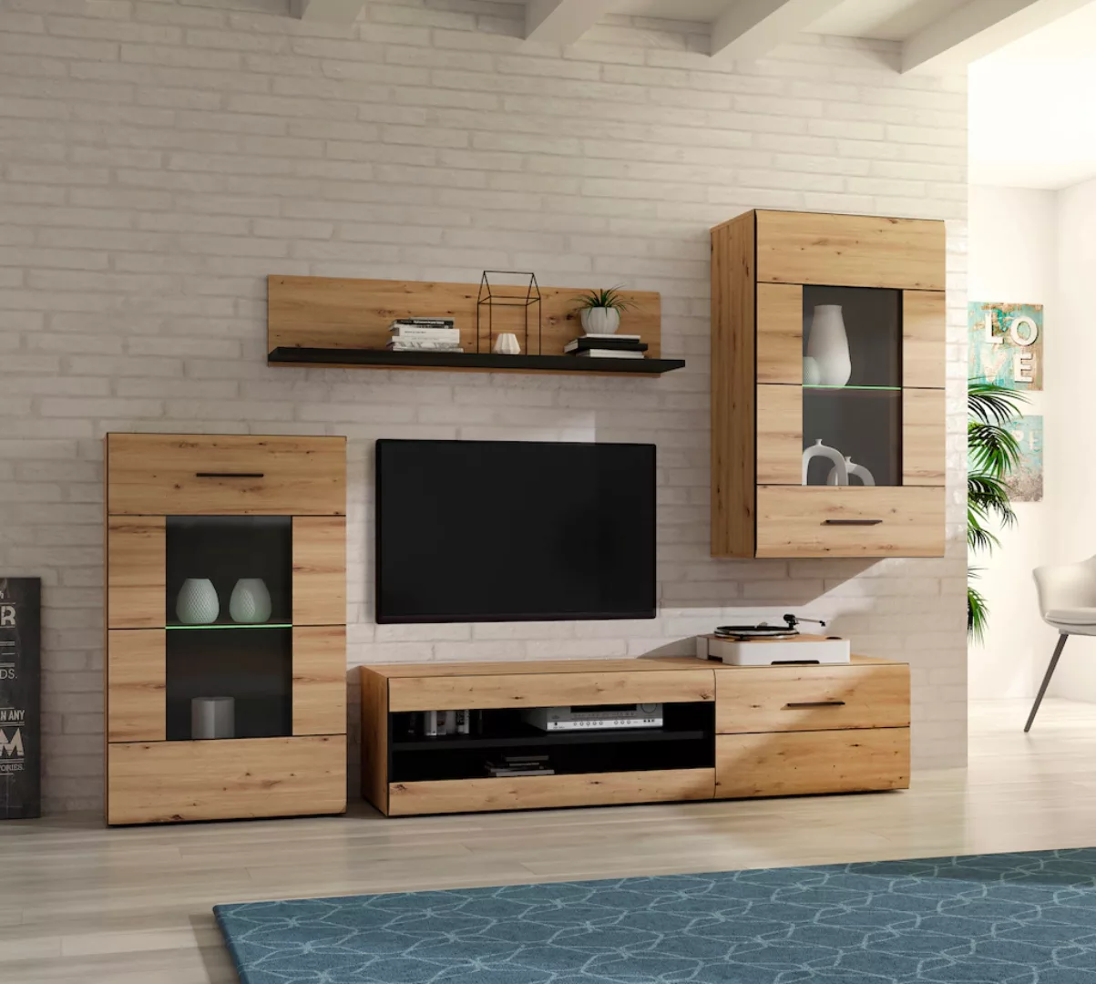 FORTE Wohnwand "Seikola", (4 St.) günstig online kaufen