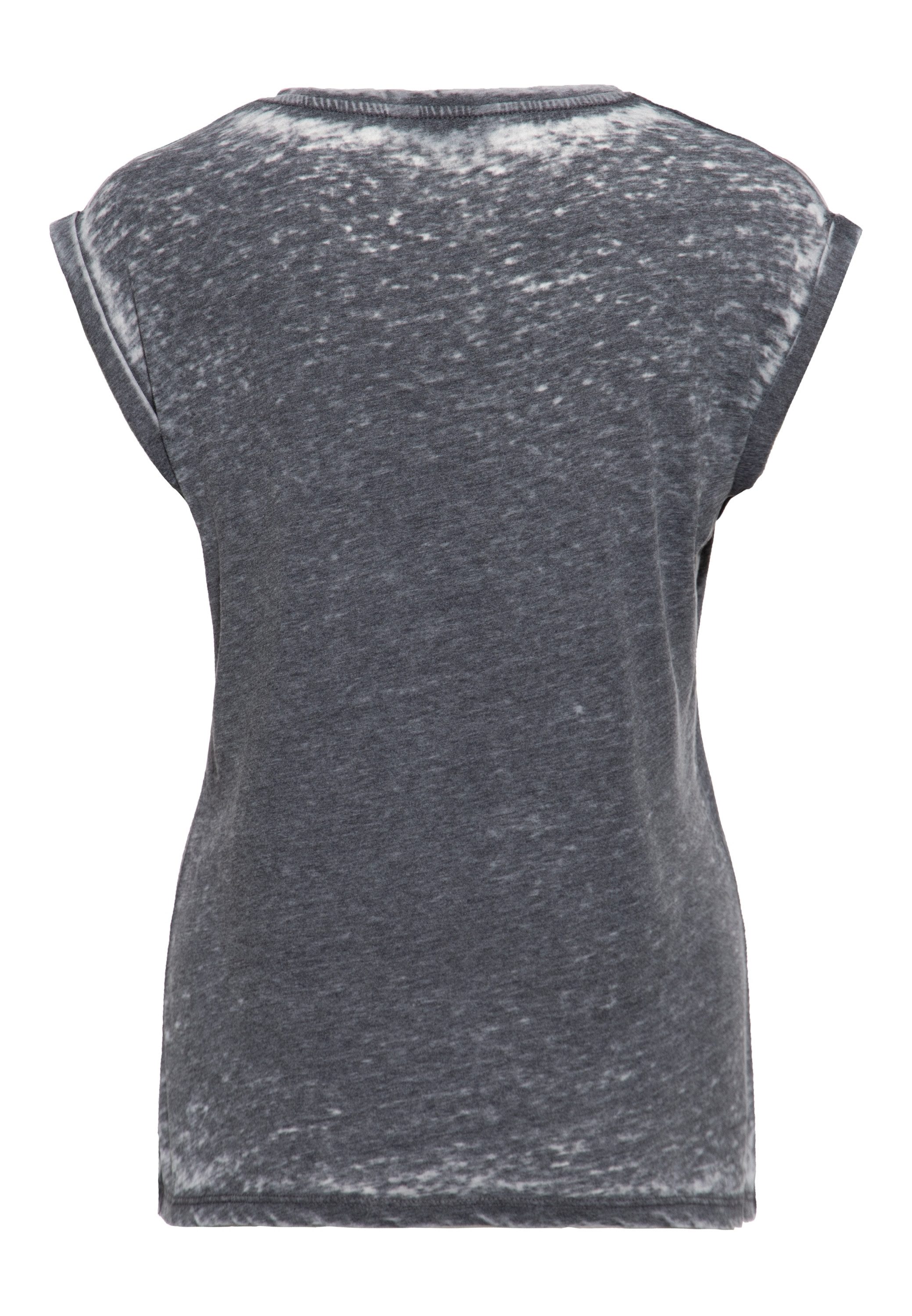 QueenKerosin Print-Shirt No Time For Romance günstig online kaufen