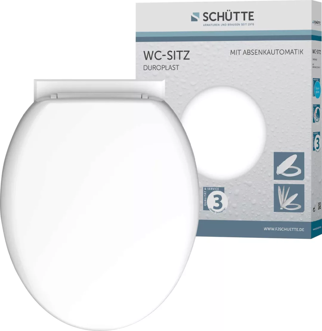 Schütte WC-Sitz mit Absenk-Automatik Weiß günstig online kaufen