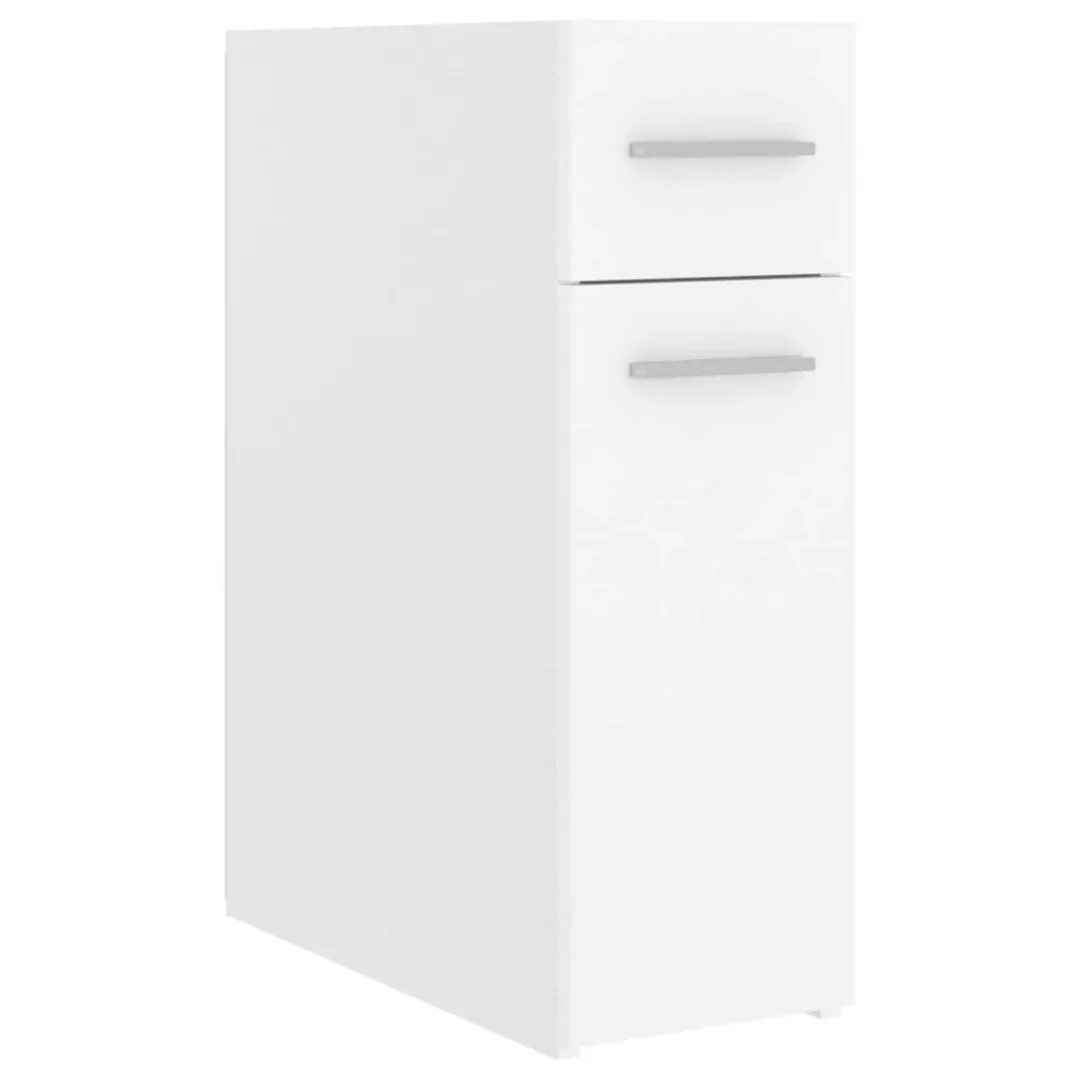 vidaXL Aktenschrank Apothekerschrank Weiß 20x45,5x60 cm Spanplatte günstig online kaufen