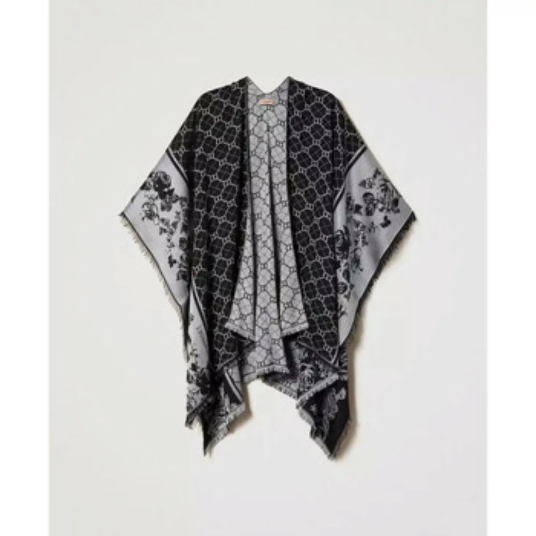 Twin Set  Schal PONCHO APERTO CON OVAL T JACQUARD Art. 232TA4100 günstig online kaufen