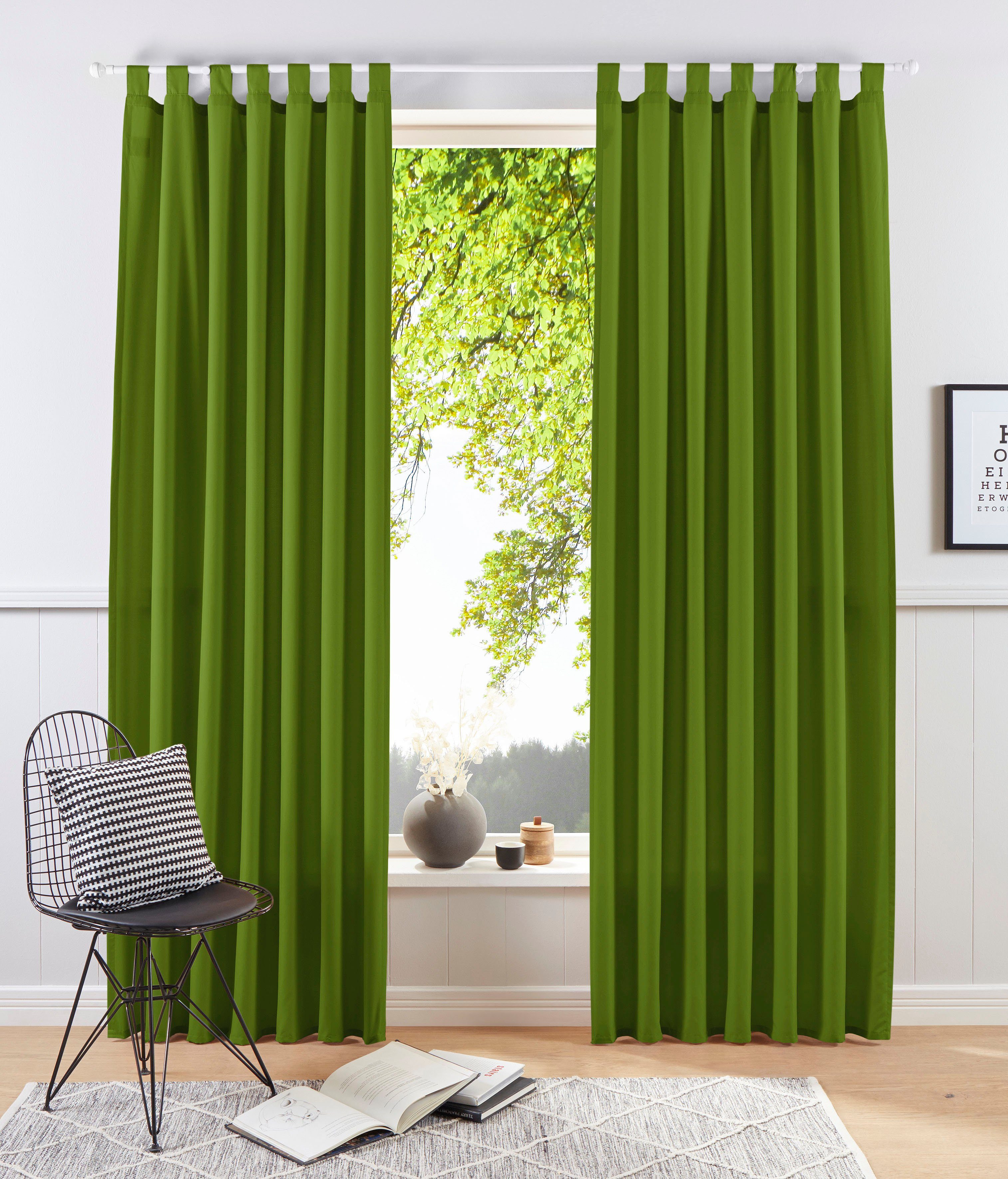 my home Vorhang Raja, Schlaufen (2 günstig online kaufen
