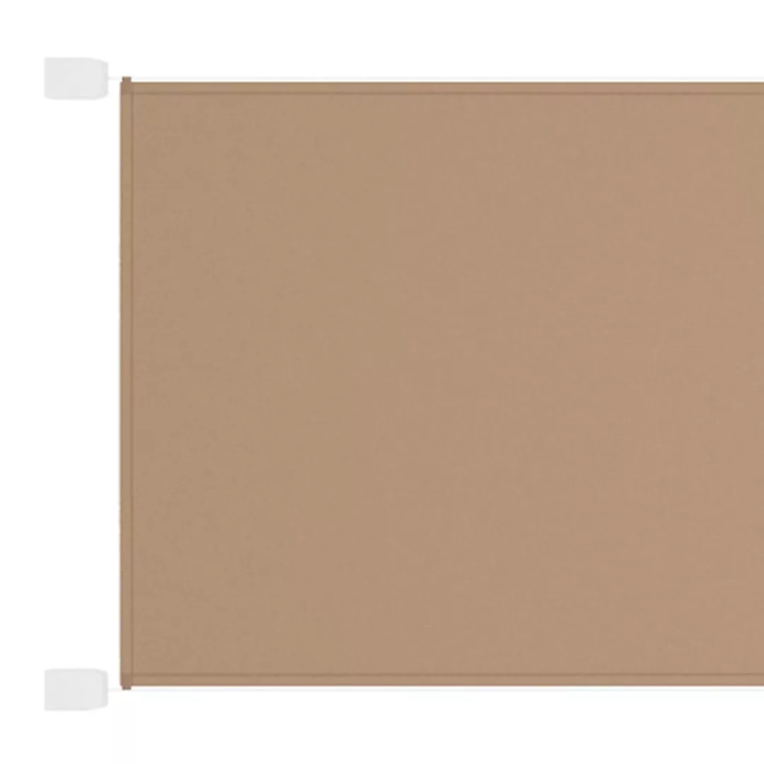 Vidaxl Senkrechtmarkise Taupe 60x360 Cm Oxford-gewebe günstig online kaufen