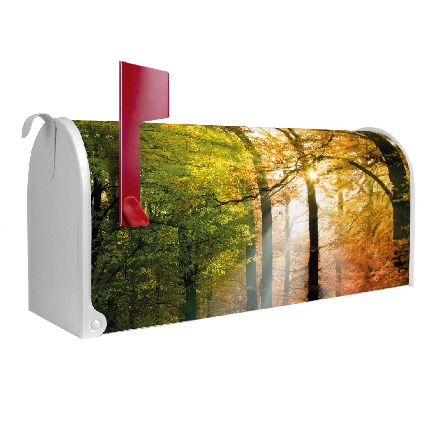 Banjado Amerikanischer Briefkasten Weiß 48x22x16cm US Mailbox Letterbox Pos günstig online kaufen