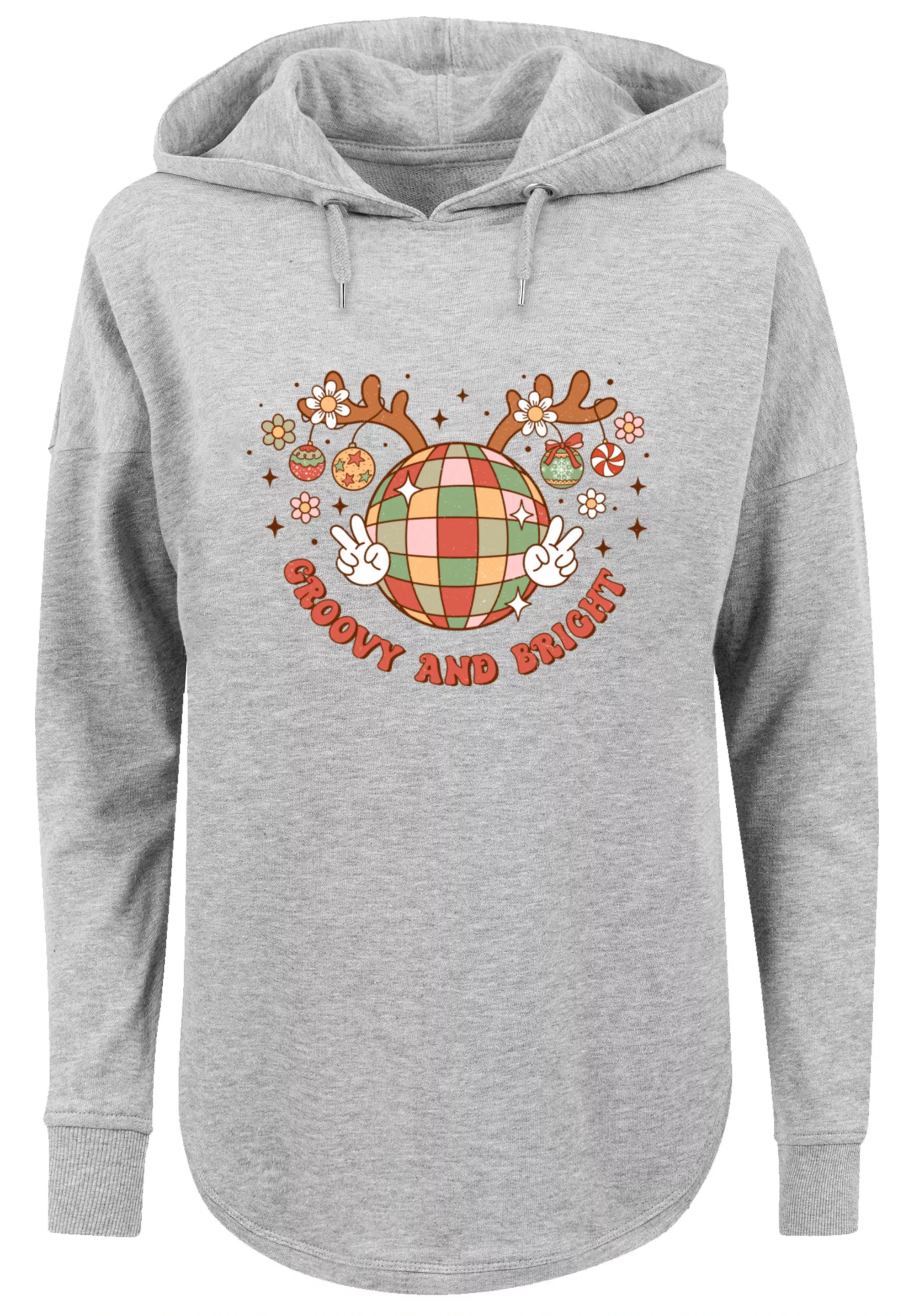 F4NT4STIC Kapuzenpullover "Bright Weihnachten Disco Deer", Premium Qualität günstig online kaufen