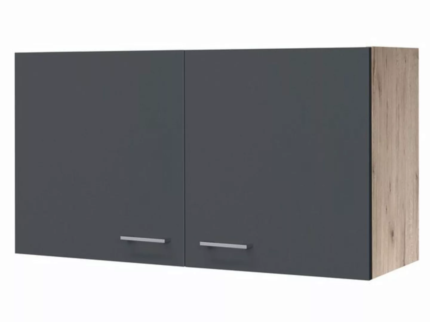 Flex-Well Hängeschrank Hängeschrank Küche - 100 cm breit - Basaltgrau Matt günstig online kaufen