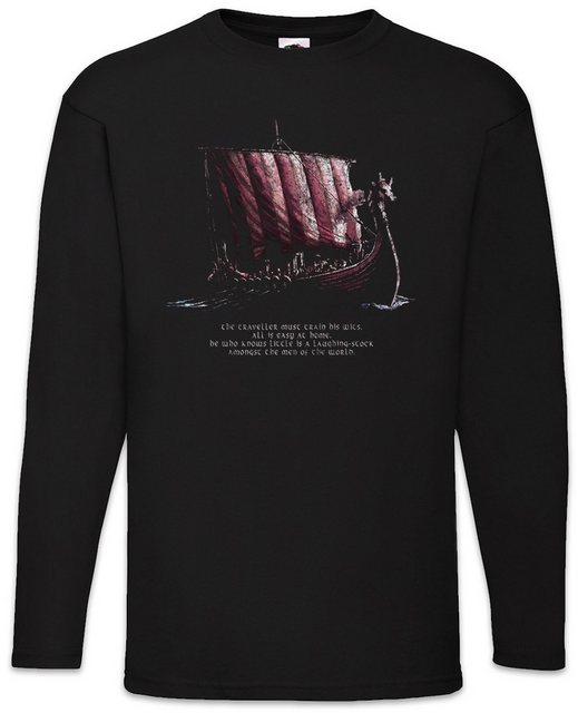 Urban Backwoods Langarmshirt Viking Ship II Langarm T-Shirt Vikings Schiff günstig online kaufen