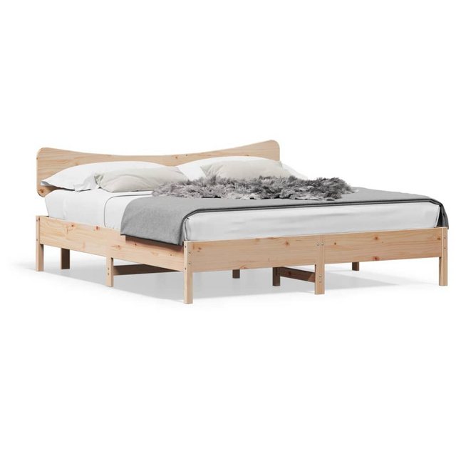 vidaXL Bett, Massivholzbett ohne Matratze 160x200 cm Kiefernholz günstig online kaufen