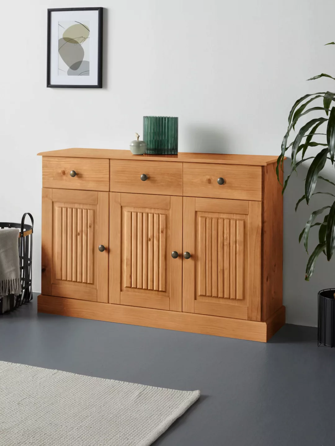 Home affaire Sideboard "Liotta", mit 2 Schubkasten u. 2 verstellbare Einleg günstig online kaufen