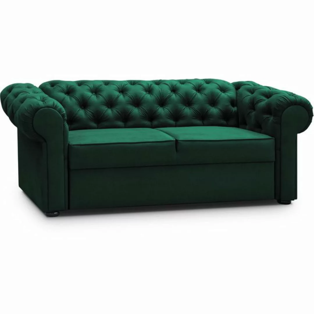 MOEBLO 2-Sitzer Sofa AVIA, Chesterfield Couch Polstermöbel Sitzmöbel Wohnzi günstig online kaufen
