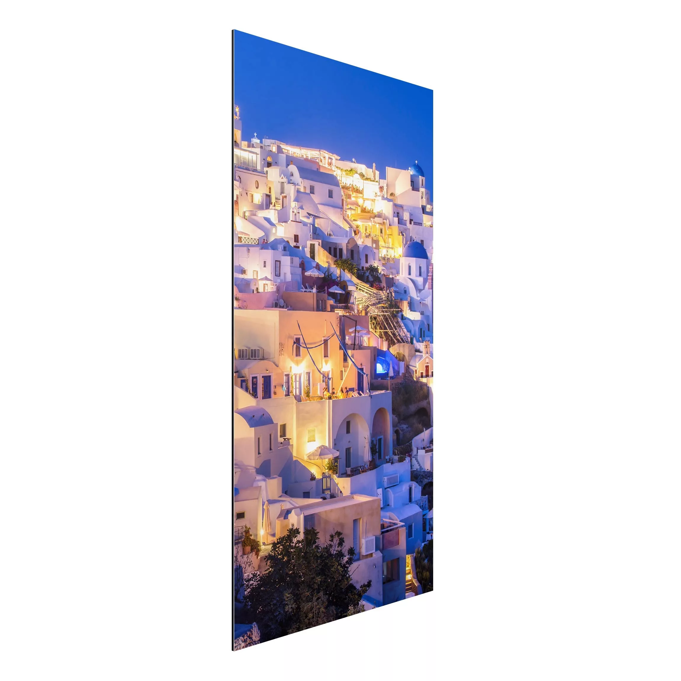 Alu-Dibond Bild Santorini at night günstig online kaufen