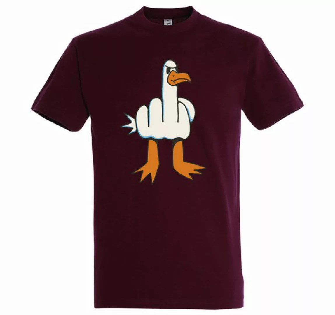 Youth Designz Print-Shirt Möwe Finger Herren T-Shirt mit lustigen Frontprin günstig online kaufen