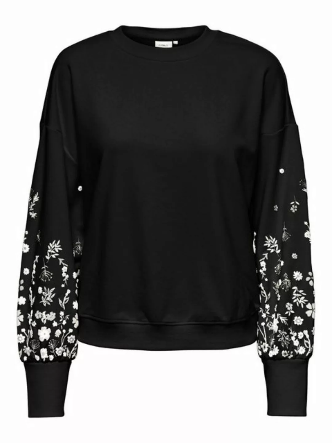 ONLY Sweatshirt ONLBROOKE L/S O-NECK FLOWER SWT günstig online kaufen