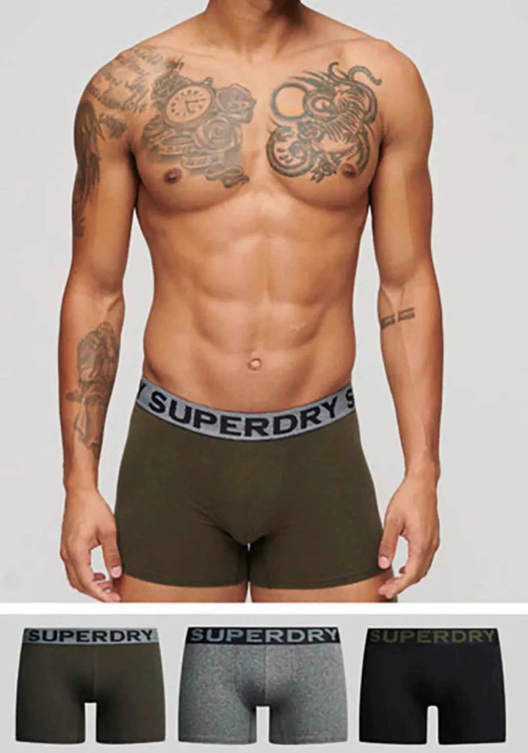 Superdry Boxershorts "BOXER TRIPLE PACK", (Packung, 3 St.) günstig online kaufen