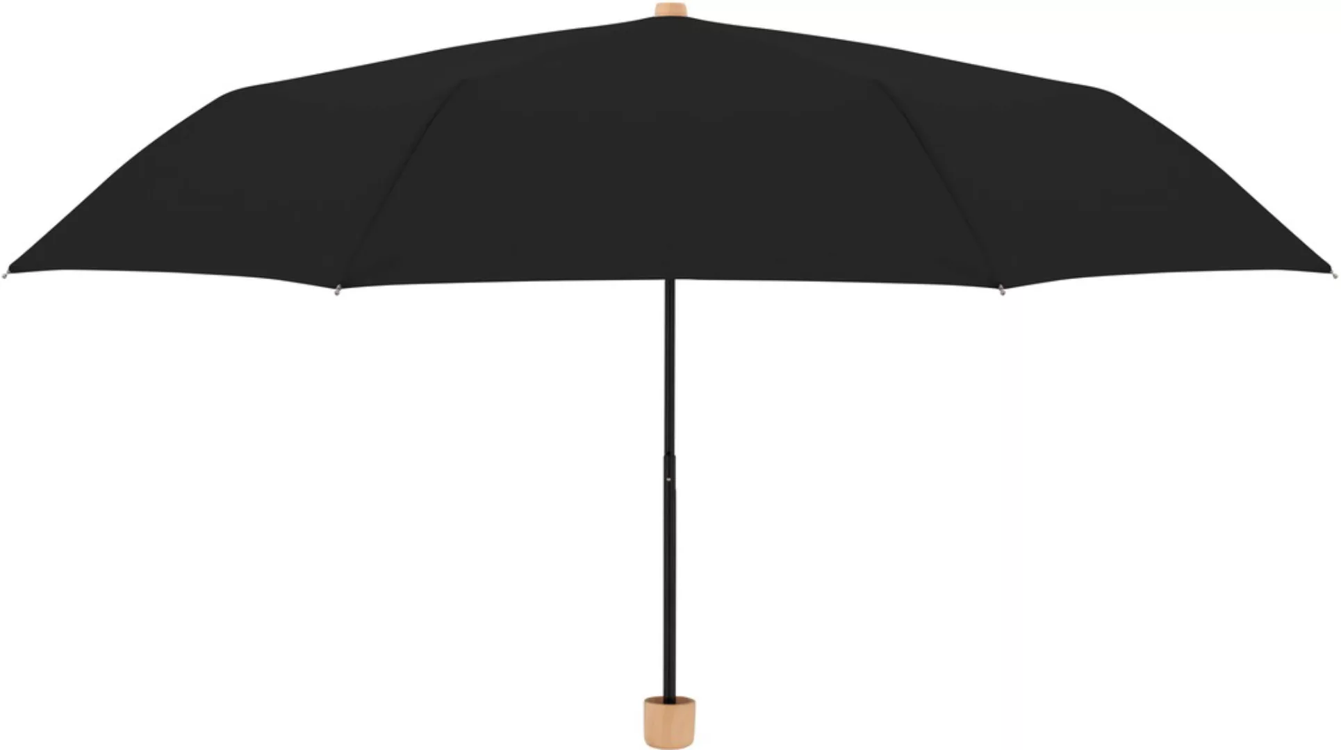 doppler Taschenregenschirm "nature Mini, simple black" günstig online kaufen