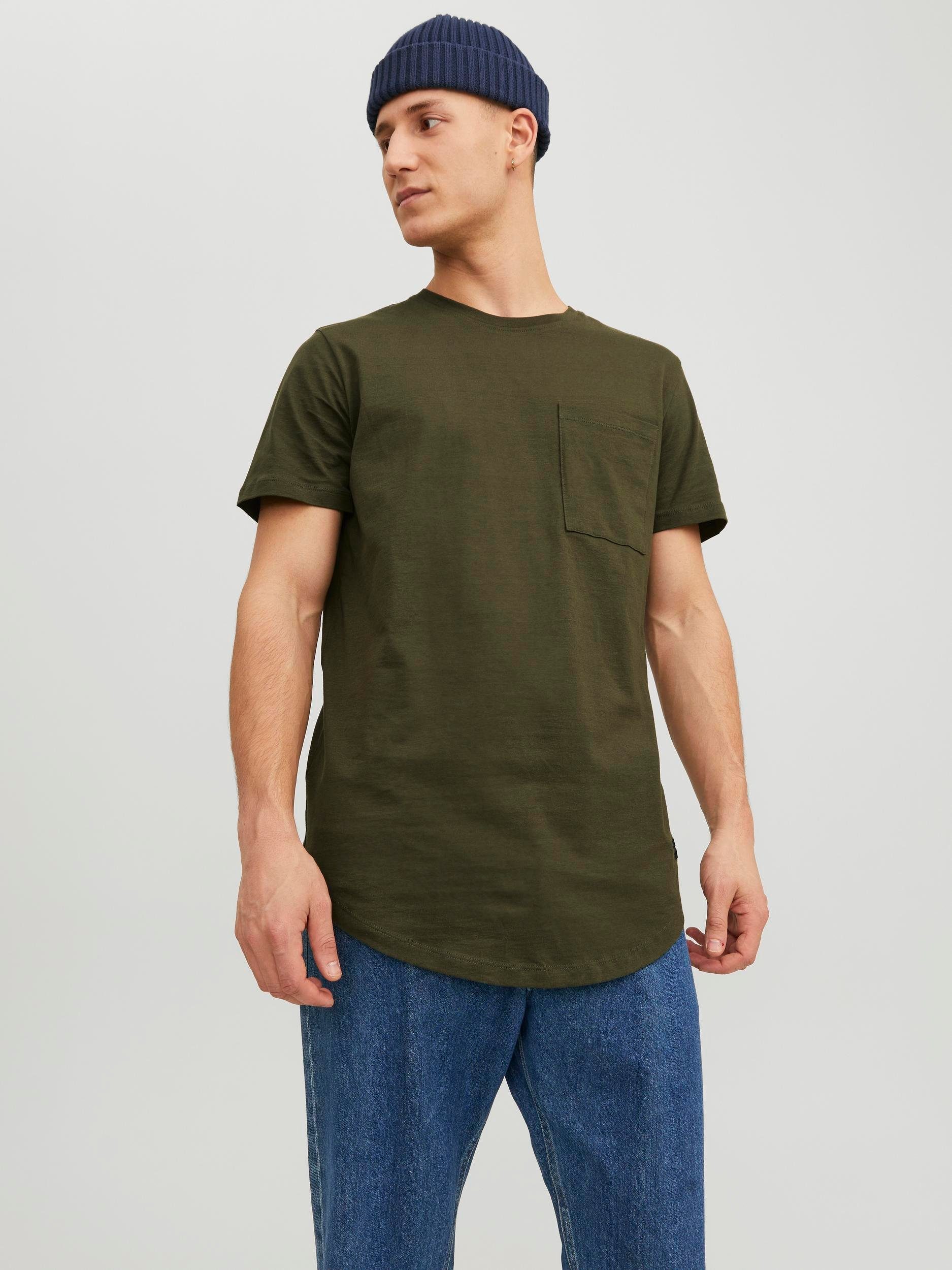 Jack & Jones Rundhalsshirt JJENOA POCKET günstig online kaufen