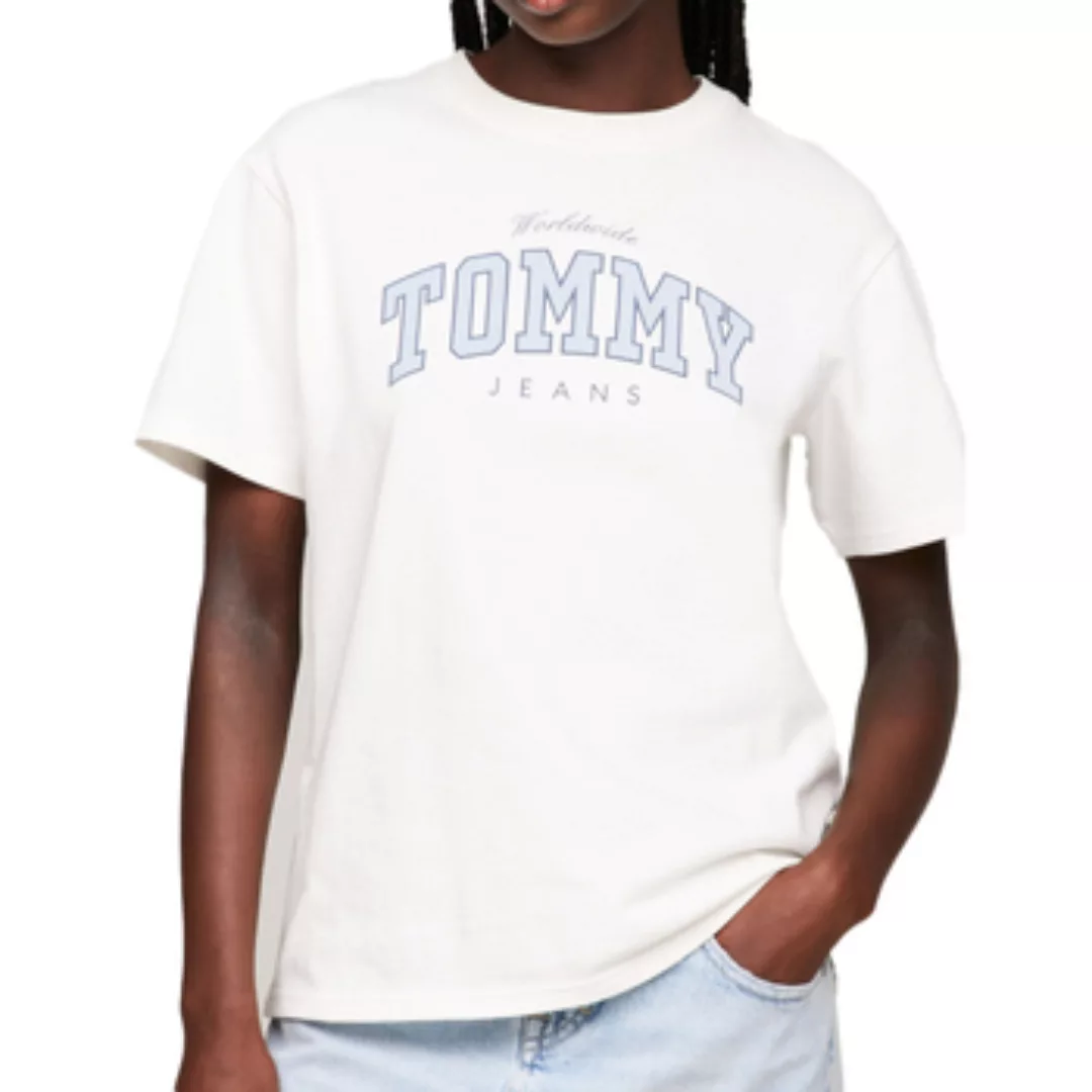 Tommy Jeans T-Shirt TJW RLX VARSITY LUX TEE mit Frontprint günstig online kaufen