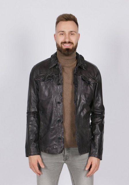 Freaky Nation Lederjacke "Aalborg-FN" günstig online kaufen