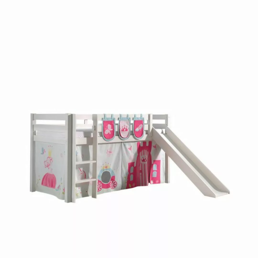 Kindermöbel 24 Hochbett Rutschbett hbett Kay inkl. + Rolllattenrost günstig online kaufen