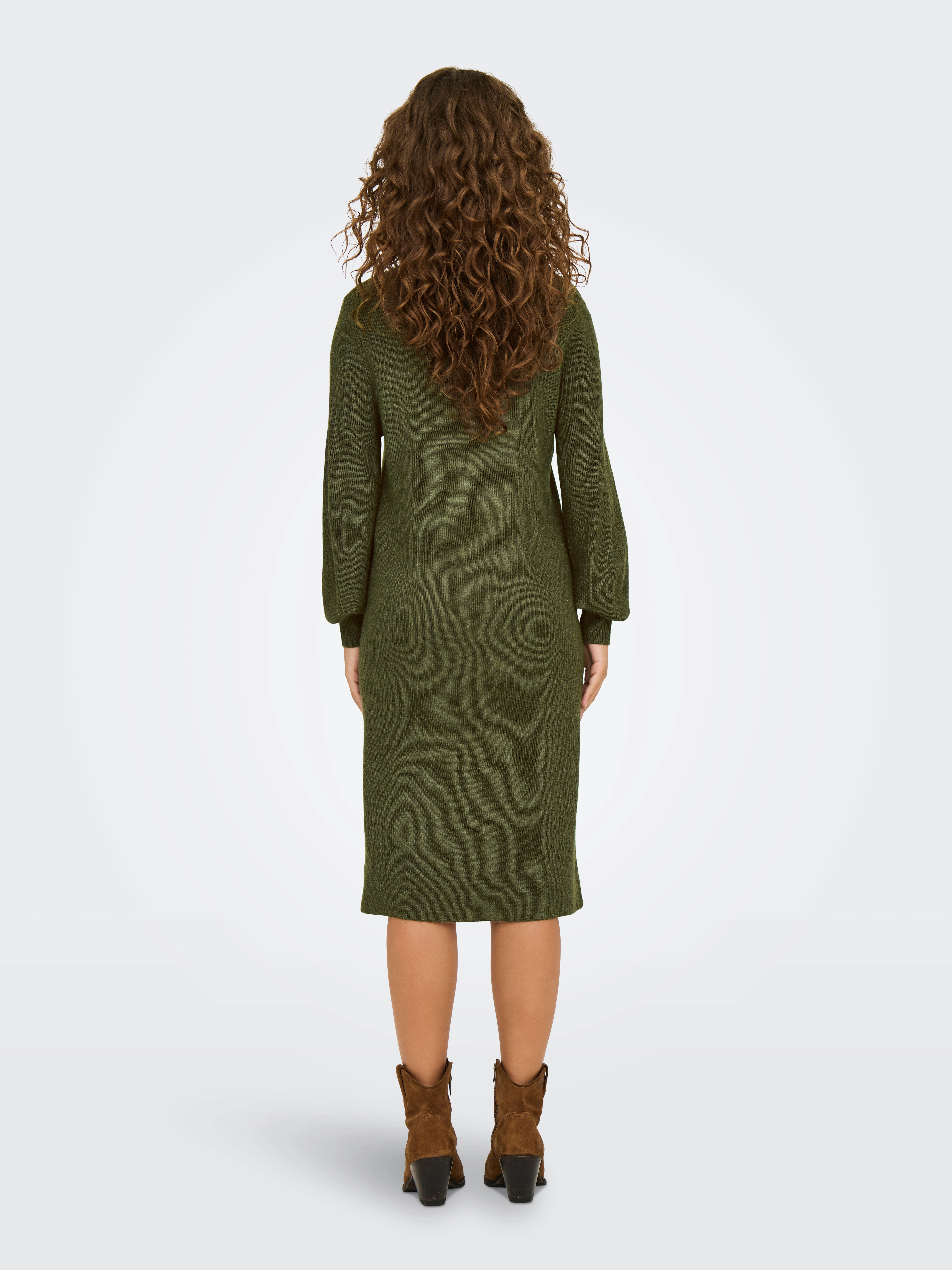 ONLY Strickkleid ONLKATIA LS V-NECK DRESS NCA KNT günstig online kaufen