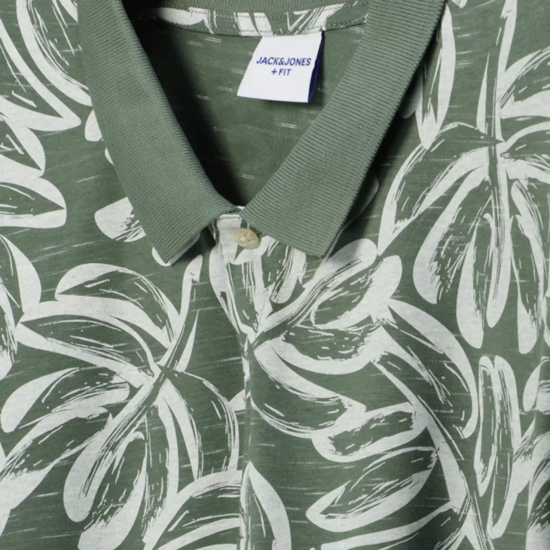 Jack&Jones Poloshirt mit Allover-Print günstig online kaufen