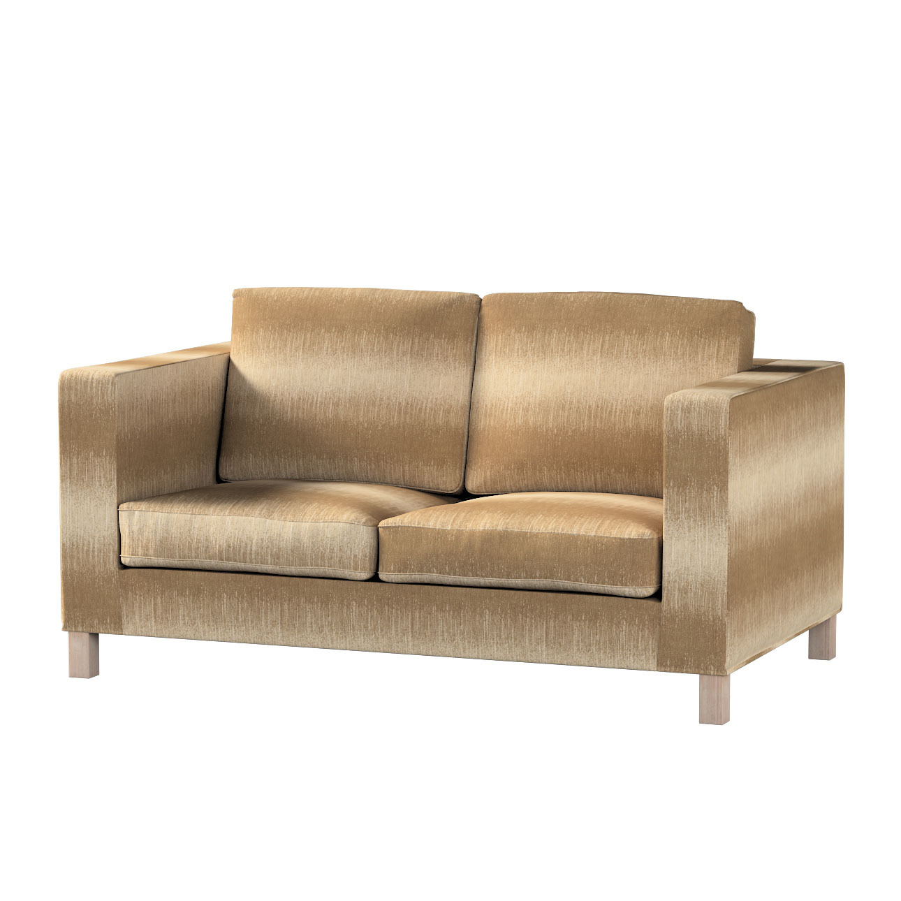 Bezug für Karlanda 2-Sitzer Sofa nicht ausklappbar, kurz, creme-beige, 60cm günstig online kaufen