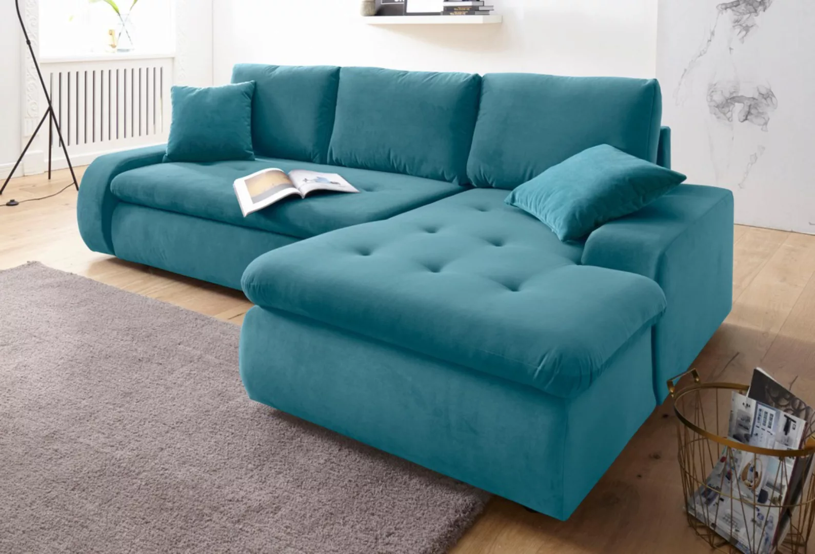 TRENDMANUFAKTUR Ecksofa »Indie II, tolle Detailverarbeitung, bequem und kom günstig online kaufen