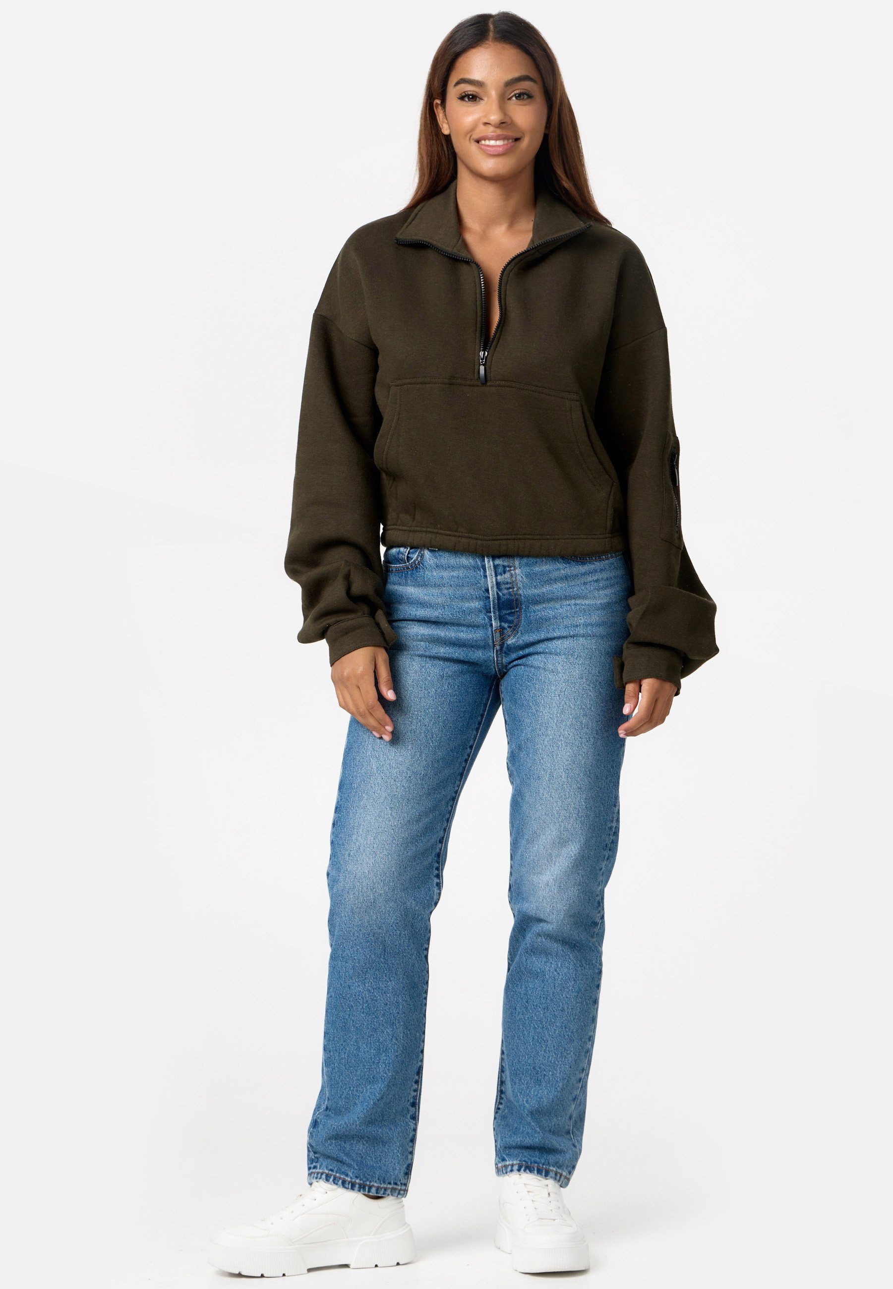 Worldclassca Sweatshirt Worldclassca Oversized Basic Sweatshirt günstig online kaufen