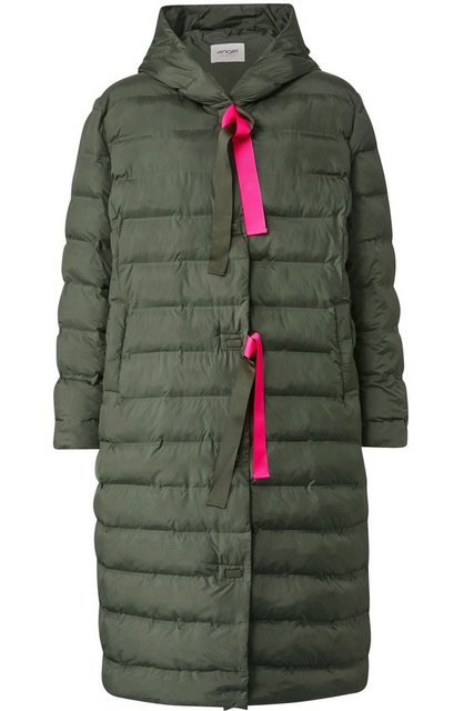 Angel of Style Steppjacke Steppmantel Straight Fit Color-Bänder Kapuze günstig online kaufen