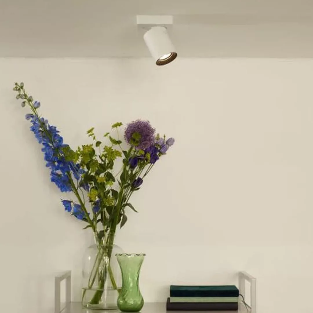LED Deckenstrahler Nigel 5W GU10 in Weiß 1-flammig günstig online kaufen