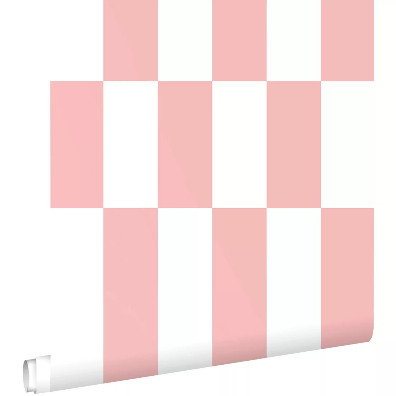 ESTAhome Tapete Streifen 7478 Rosa und Weiß 50 x 900 cm günstig online kaufen