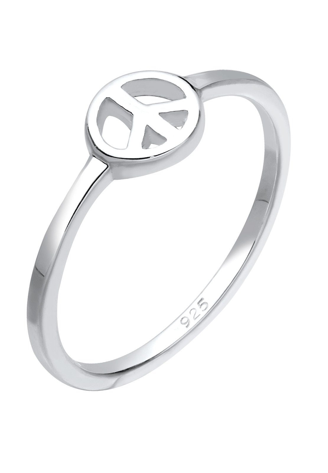 Elli Fingerring Peace Frieden Symbol 925 günstig online kaufen