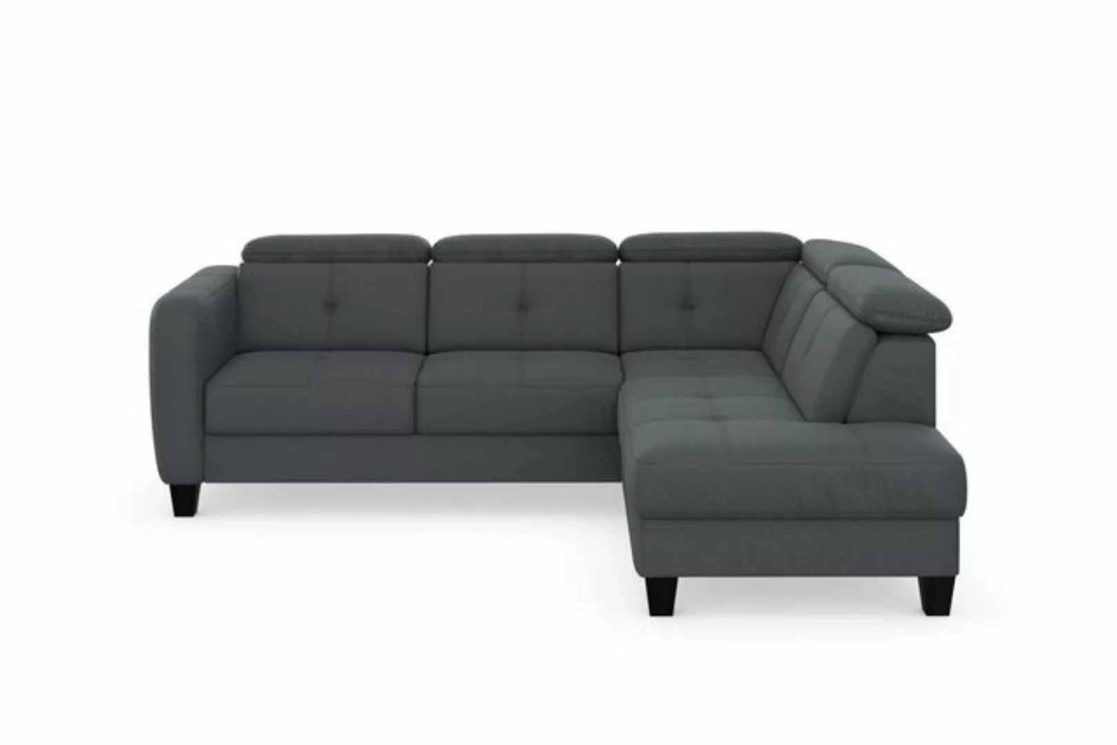 sit&more Ecksofa Belluci L-Form, inklusive Federkern, wahlweise mit Bettfun günstig online kaufen