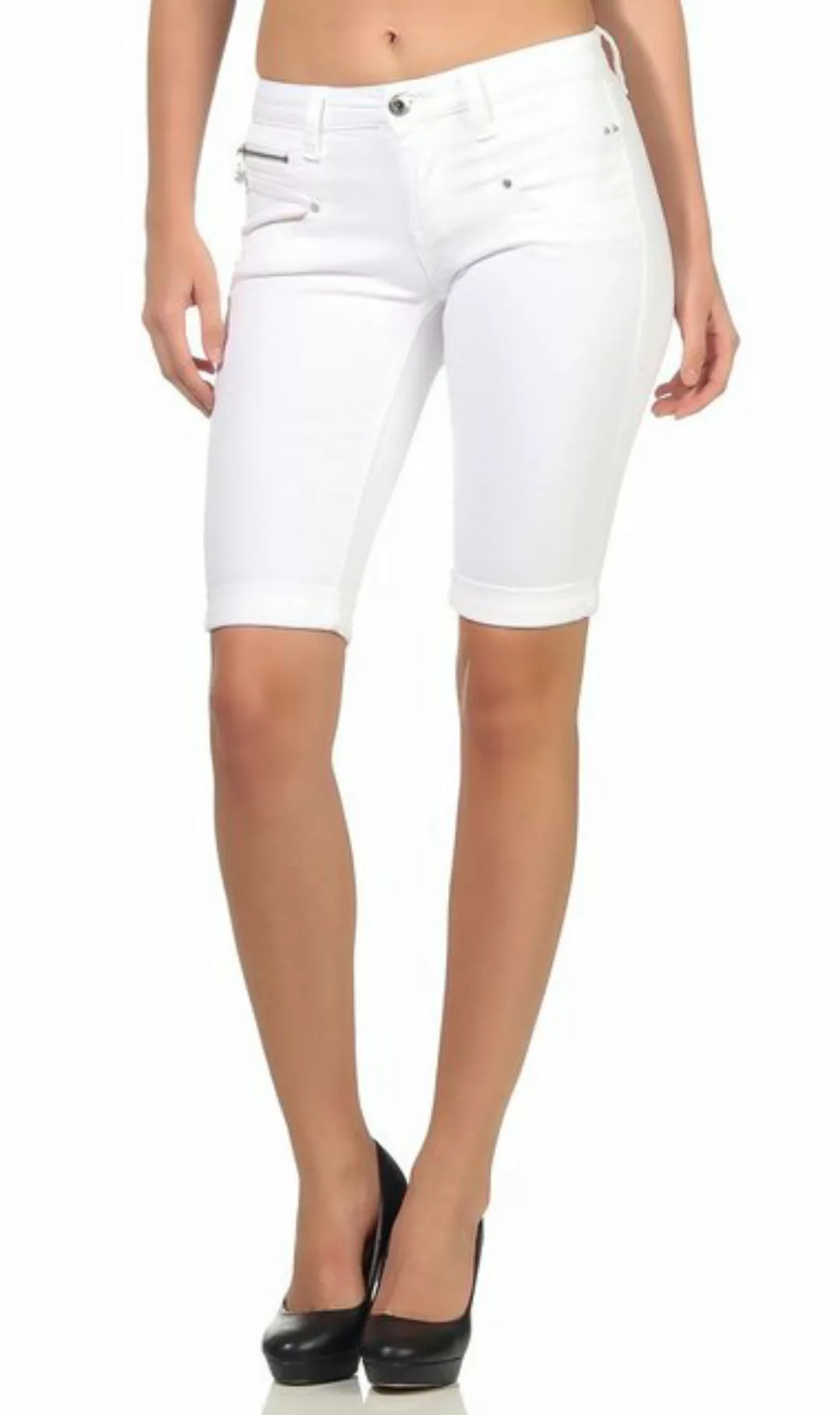 Freeman T. Porter Shorts Belixa Super Stretch white günstig online kaufen