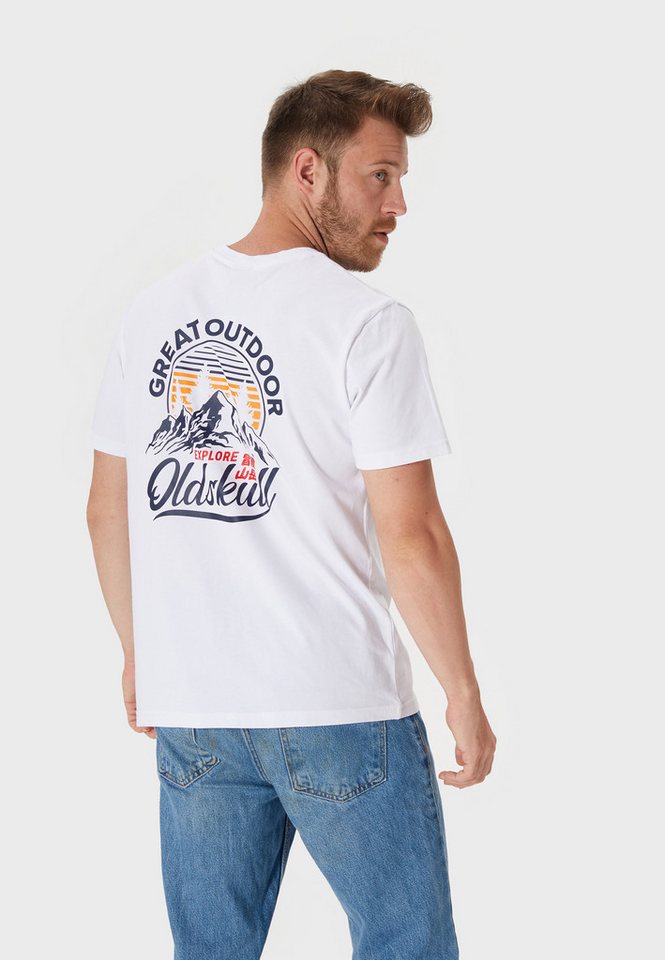 Oldskull T-Shirt Retro Great Outdoor Logo Graphic günstig online kaufen