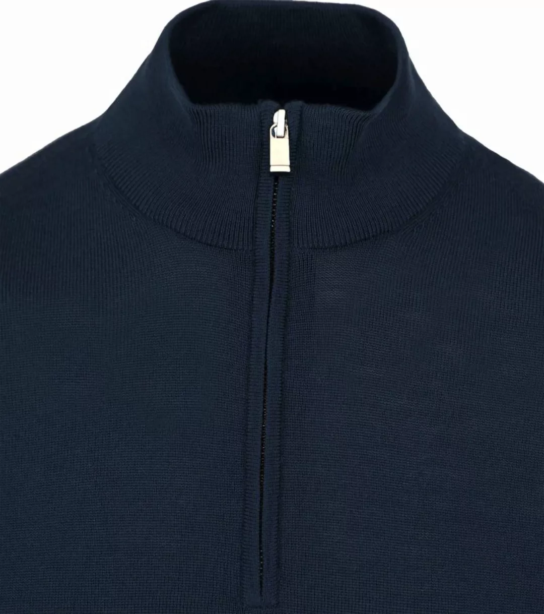 Suitable Merino Half Zip Pullover Navy - Größe XXL günstig online kaufen