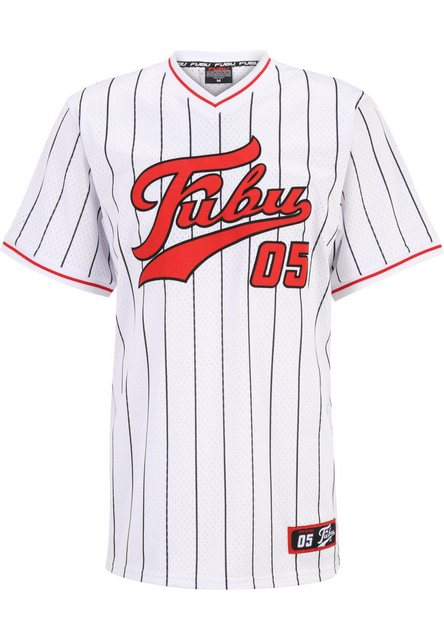 Fubu Langarmshirt Fubu Herren FM231-005-1 FUBU Varsity Pinstriped Mesh Tee günstig online kaufen