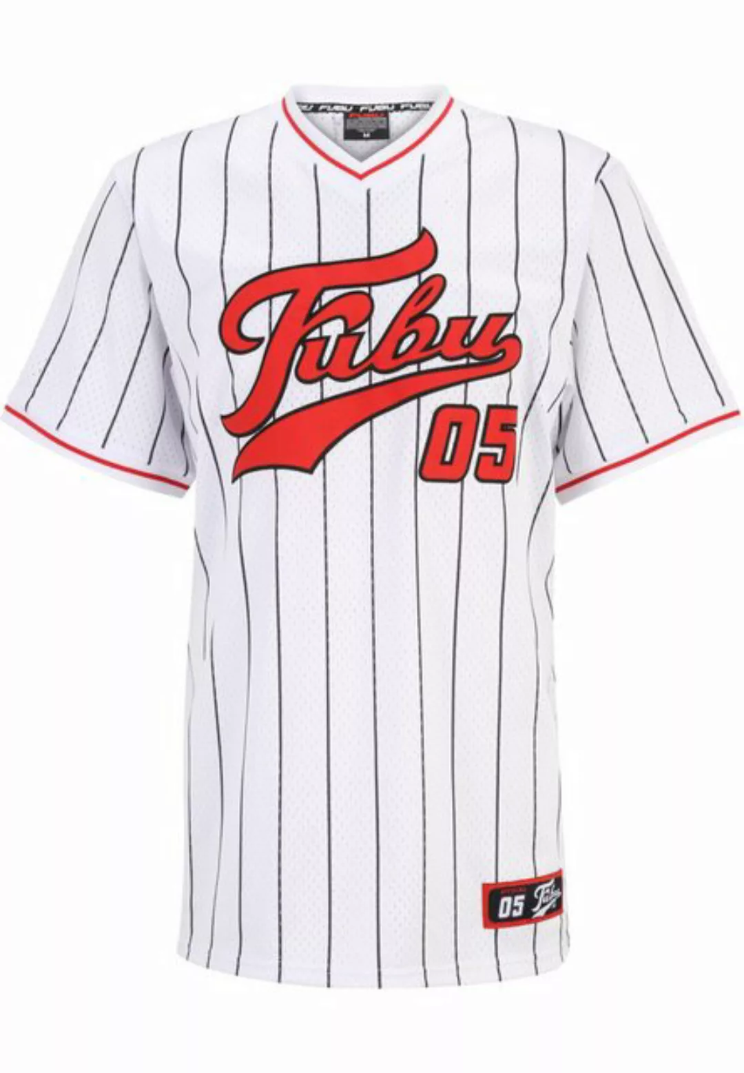 Fubu Langarmshirt "Fubu Herren FM231-005-1 FUBU Varsity Pinstriped Mesh Tee günstig online kaufen