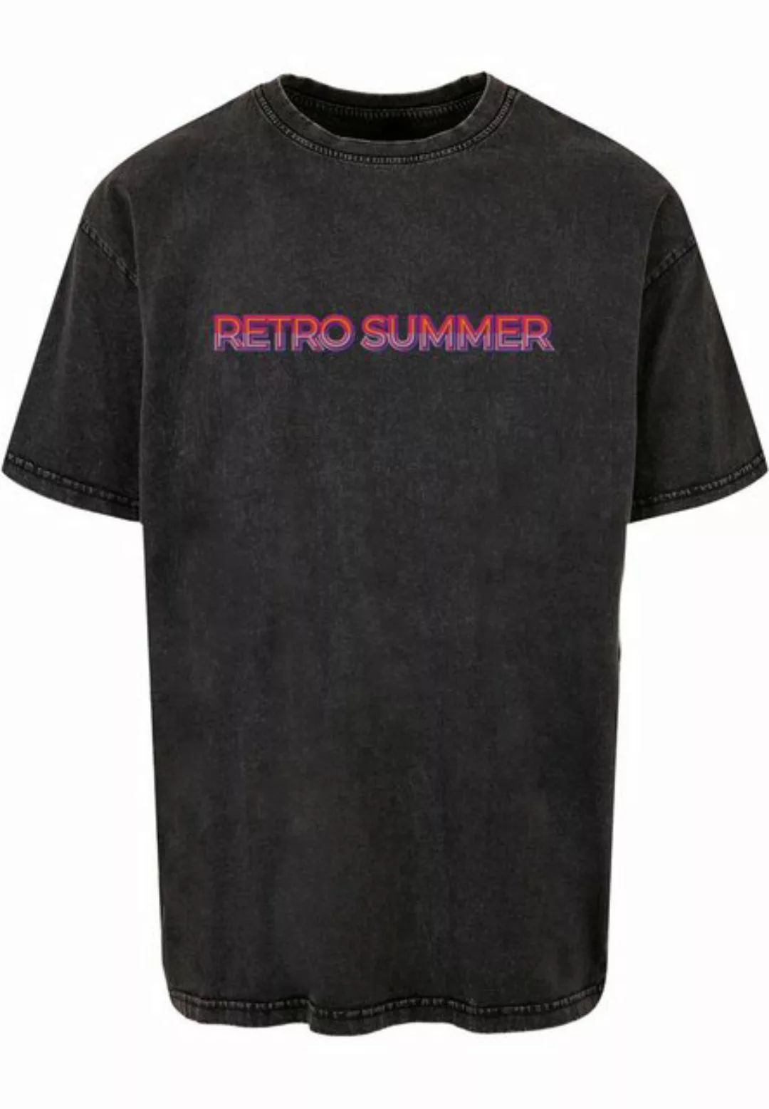 Merchcode T-Shirt Merchcode Herren Summer - Retro Acid Washed Oversize Tee günstig online kaufen