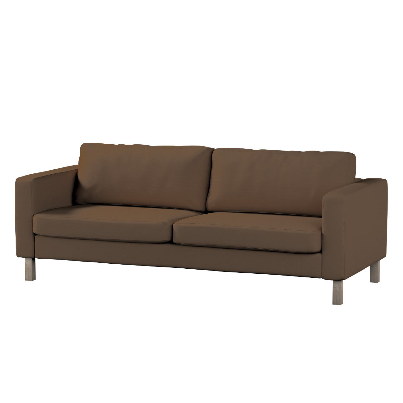 Bezug für Karlstad 3-Sitzer Sofa nicht ausklappbar, kurz, mocca, Bezug für günstig online kaufen