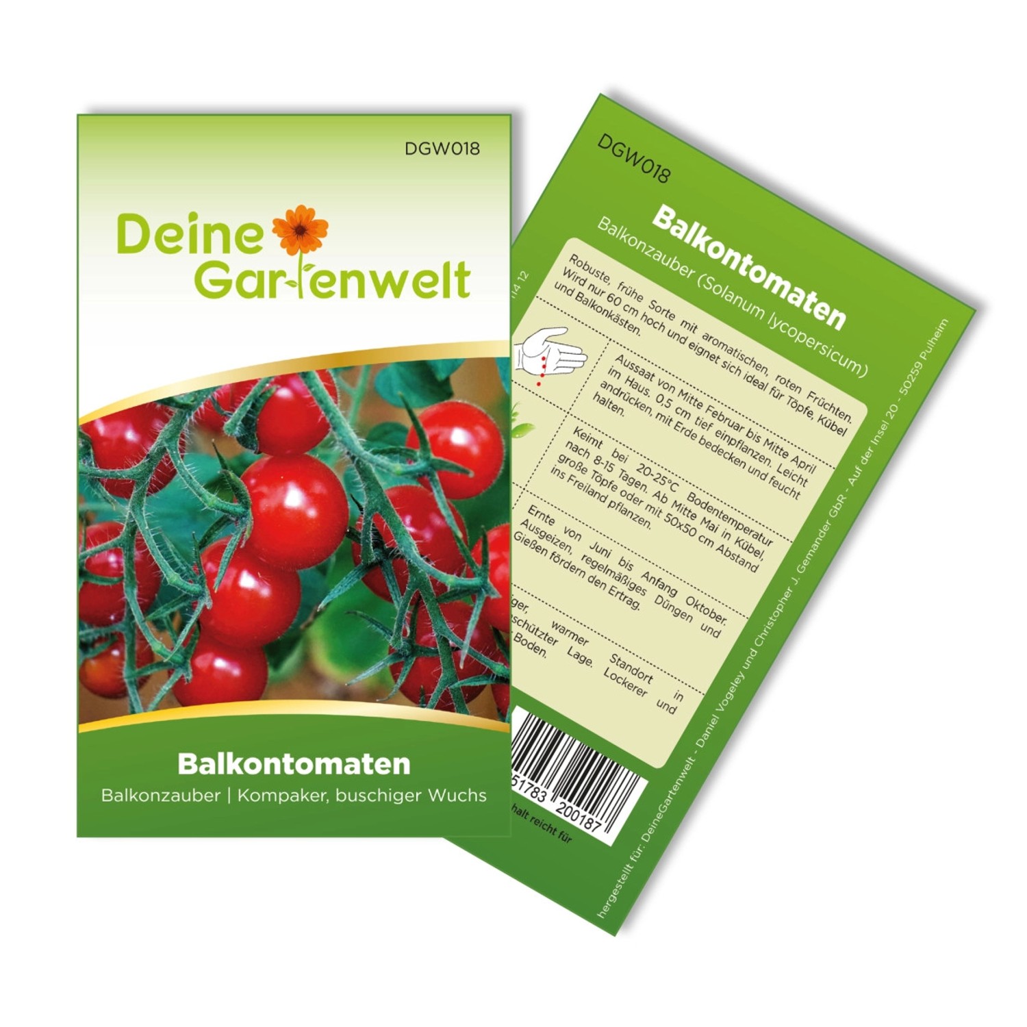 Deine Gartenwelt Balkontomate Rot Balkonzauber Samen günstig online kaufen