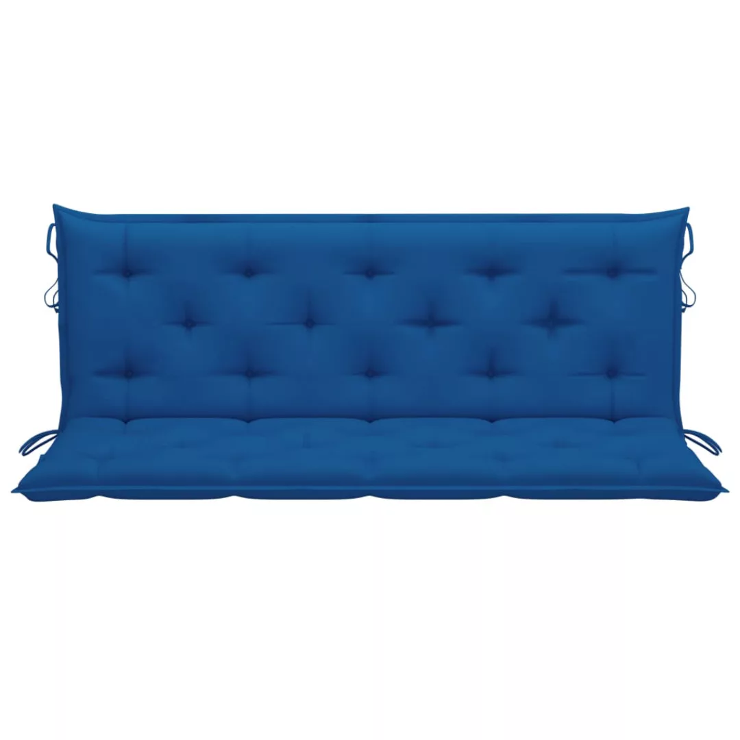 Auflage Für Hollywoodschaukel Blau 150 Cm Stoff günstig online kaufen