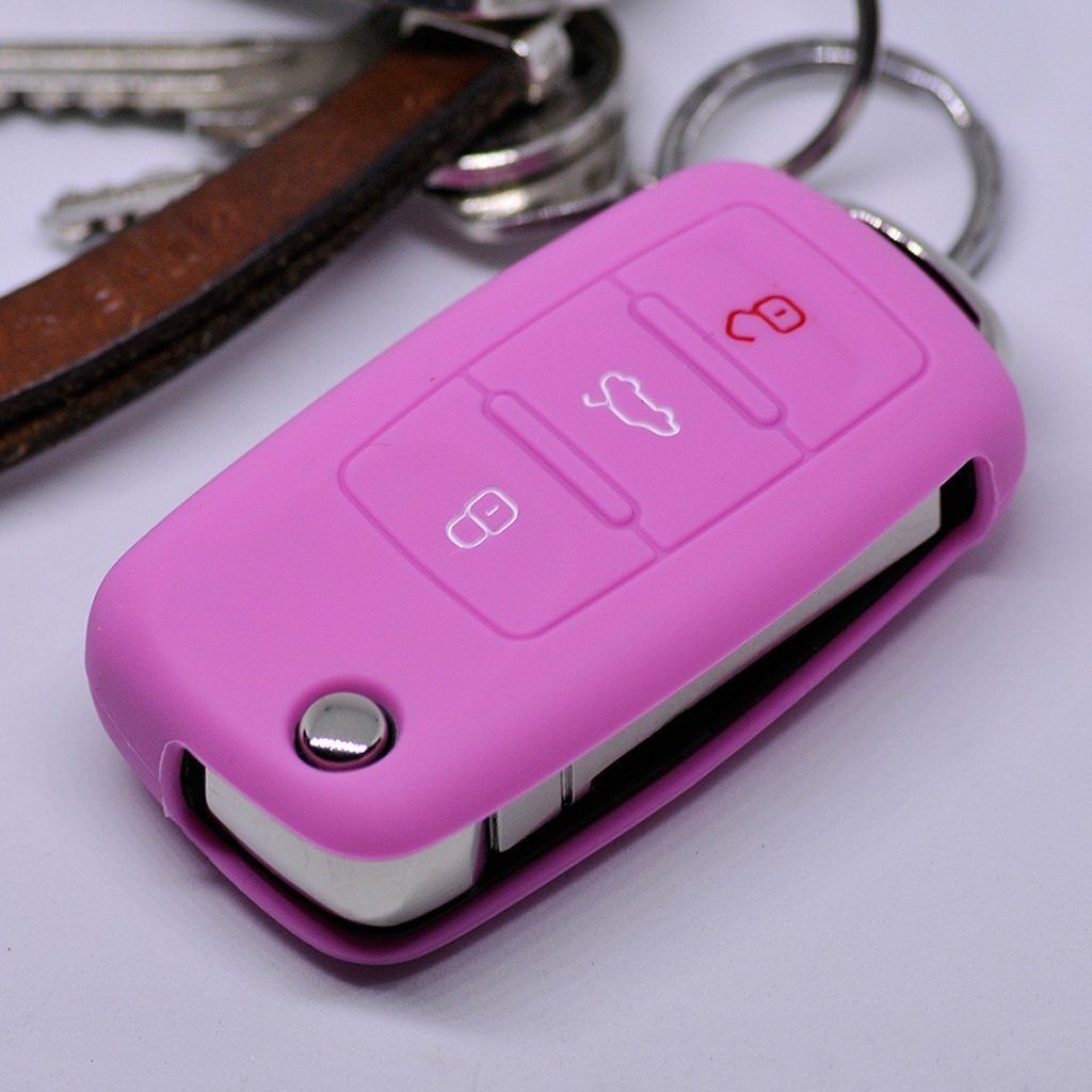 mt-key Schlüsseltasche Autoschlüssel Softcase Silikon Schutzhülle günstig online kaufen